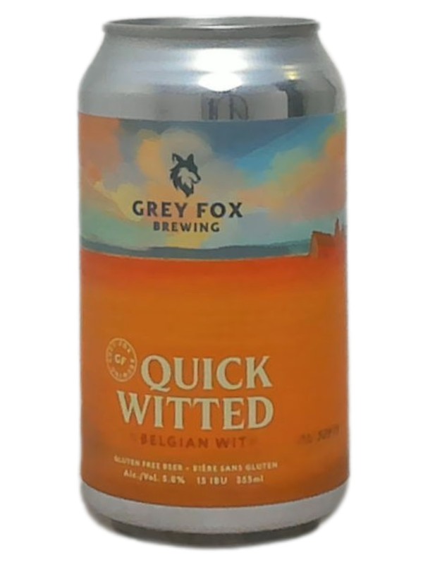 GREY FOX BREWERY GLUTEN FREE WIT