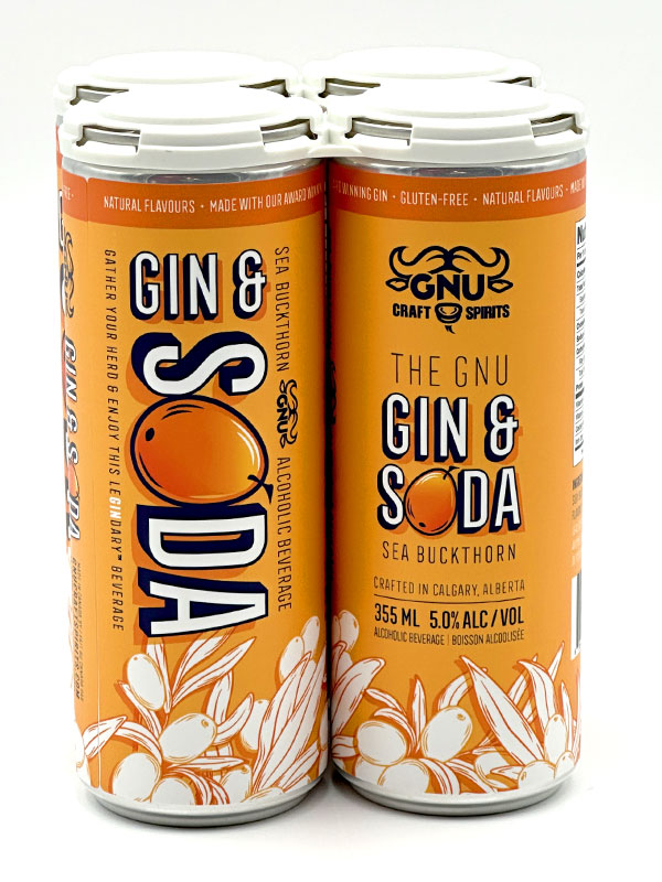 GNU GIN & SODA SEA BUCKTHORN 4PK