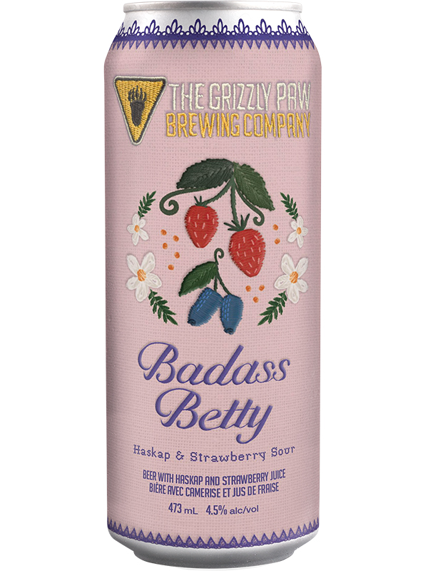 GRIZZLY PAW BADASS BETTY SOUR 4PK CLS