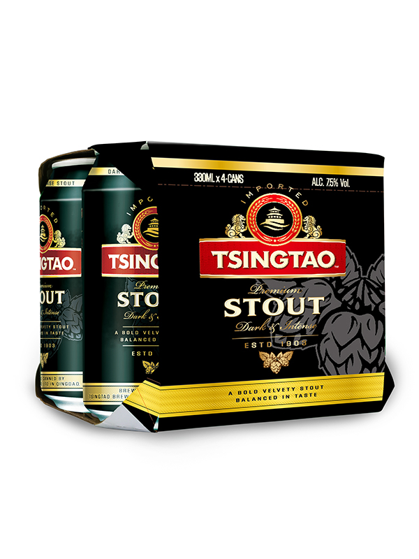 TSINGTAO --STOUT 330ML 4PK CAN