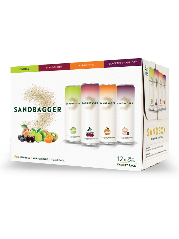 SANDBAGGER SANDBOX GIN VARIETY PK 12X355