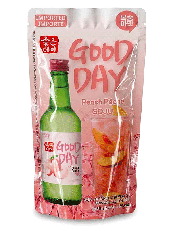 GOOD DAY PEACH SOJU POUCH