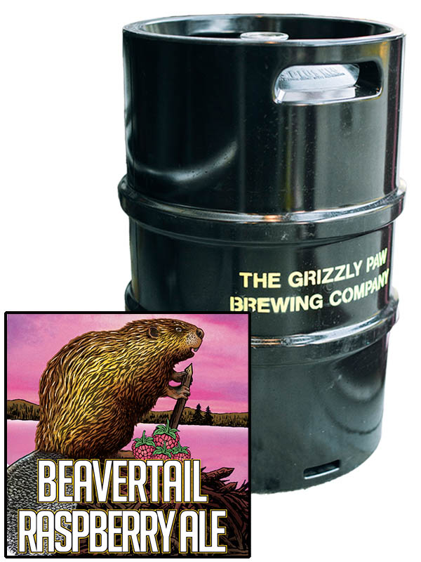 GRIZZLY PAW BEAVERTAIL RASPBERRY ALE 50L