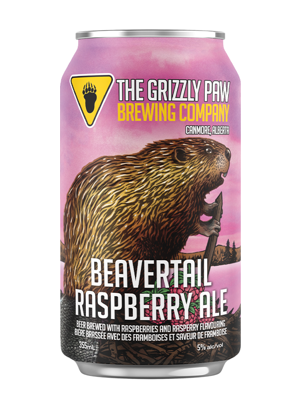 GRIZZLY PAW BEAVERTAIL RASPBERRY ALE 355
