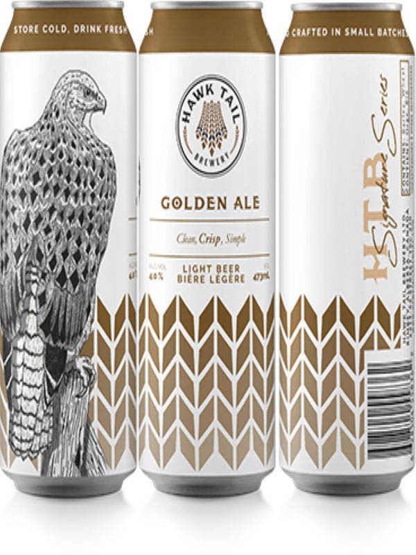 HAWK TAIL BREWERY GOLDEN ALE CLS