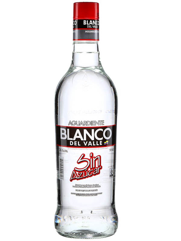 AGUARDIENTE BLANCO DEL VALLE SIN AZUCAR