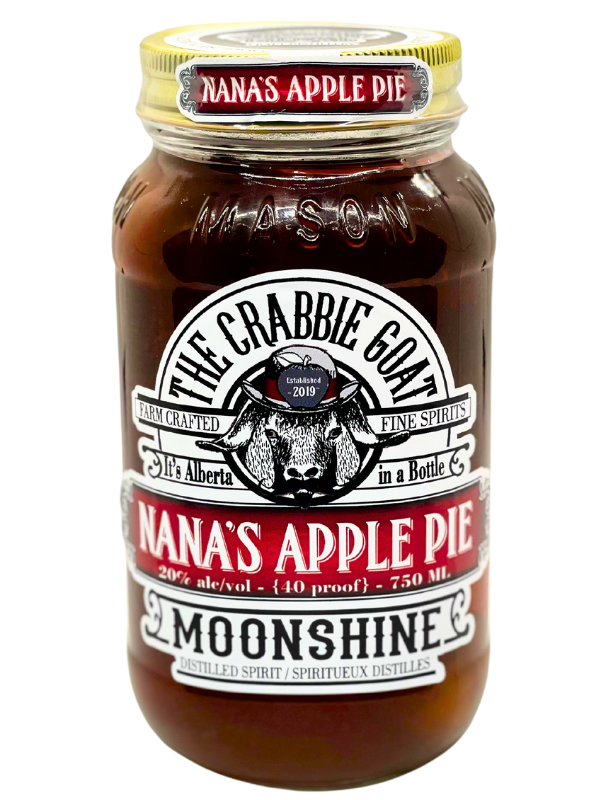 CRABBIE GOAT NANAS APPLE PIE MOONSHINE