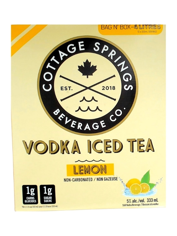 COTTAGE SPRINGS LEMON ICE TEA BIB
