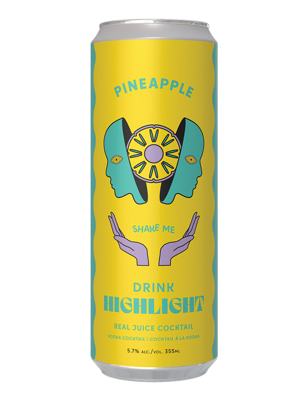 HIGHLIGHT PINEAPPLE COCKTAIL 355 CLS