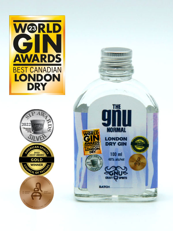 THE GNU NORMAL LONDON DRY GIN 100 ML