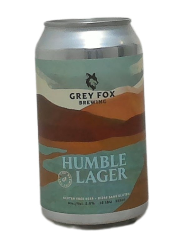 GREY FOX BREWERY GLUTEN FREE LAGER