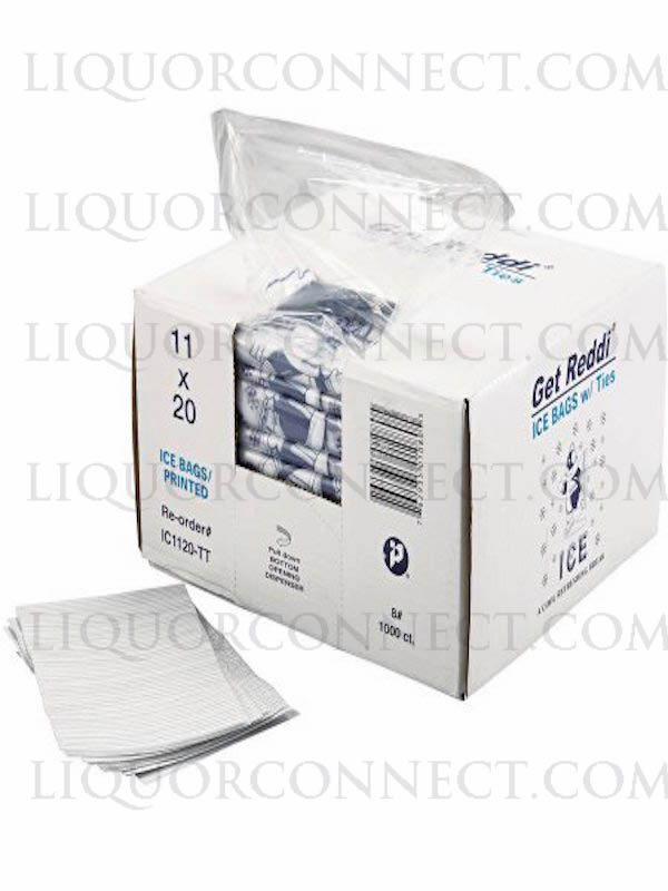 ICE BAGS/TWIST TIES(1000/CASE)