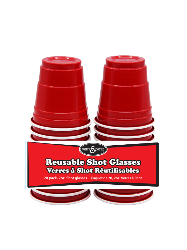 20pk 2oz shot glasses 40/cs